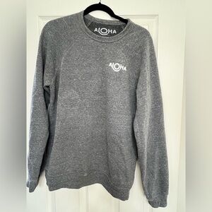 ALOHA heathered grey Sweater